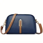Minimalist Shell-Shaped Crossbody Bag - Image 6