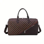 Large Capacity Plaid Men'S Large Handbag - Image 6