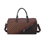 Large Capacity Plaid Men'S Large Handbag - Image 4