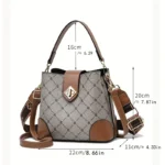 Fashion PU Leather Bucket Bag - Image 2