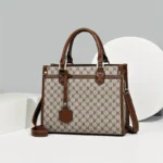 Necklace-Like Logo Women's 3pcs Handbag Set - Image 2