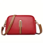 Minimalist Shell-Shaped Crossbody Bag - Image 5
