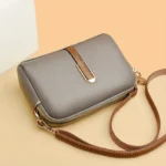 Minimalist Shell-Shaped Crossbody Bag - Image 3