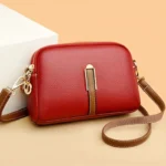 Minimalist Shell-Shaped Crossbody Bag - Image 8