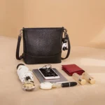 Genuine Leather Crossbody Bag - Image 5