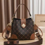Fashion PU Leather Bucket Bag - Image 12